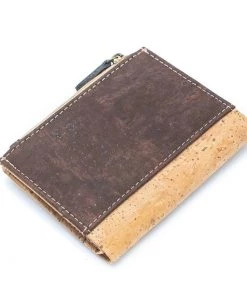 Meninas Bonitas Cork Cork Billfold Wallet With Cut Flap