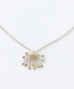 A Tea Leaf Jewelry Dandelion Fluff Necklace