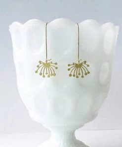 A Tea Leaf Jewelry Dandelion Fluff Earrings