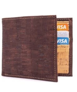 Meninas Bonitas Cork Billfold Cork Wallet Mens Clothing