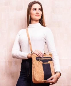 Meninas Bonitas Cork Hats, Bags & Accessories Cork Crossbody Handbag