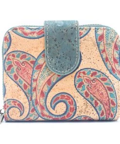 Meninas Bonitas Cork Printed Cork Wallet Hats, Bags & Accessories