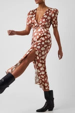 French Connection Dresses Aimee Front Slit Dress