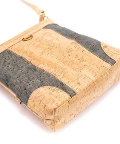 Meninas Bonitas Cork Cork Paneled Sling Bag