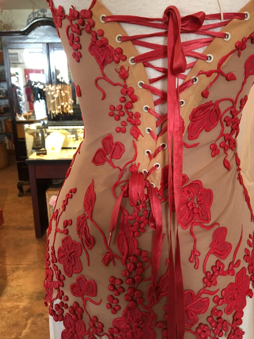 Ema Savahl Wedding Painted Strapless Corset 19 Ema Savahl Wedding Painted Strapless Corset