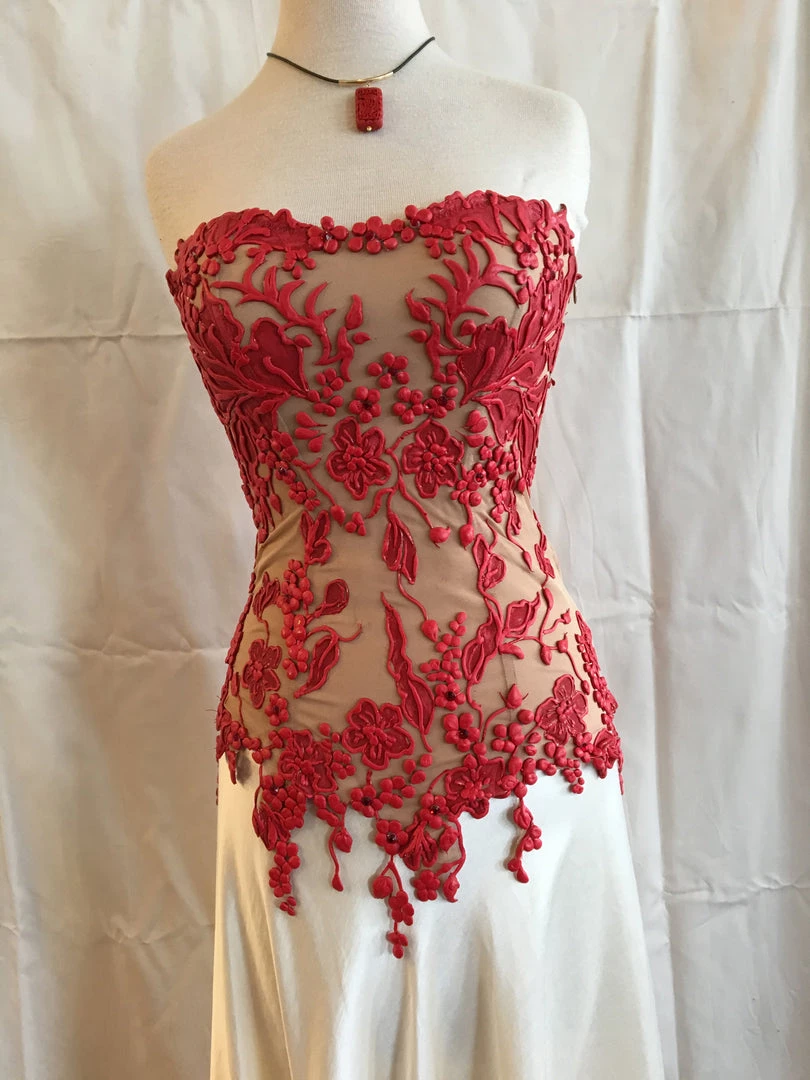 Ema Savahl Wedding Painted Strapless Corset 21 Ema Savahl Wedding Painted Strapless Corset