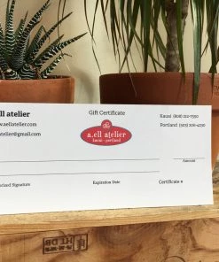 A.ell Atelier Art & Gifts Gift Certificate