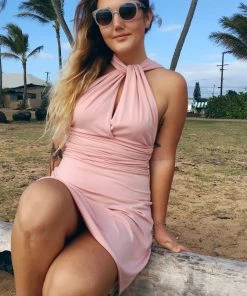 A.ell Design Bamboo Twist And Wrap Dress 50 A.ell Design Bamboo Twist And Wrap Dress