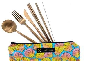 Meli Wraps Travel Utensil Eco Pack For The Home 4 Meli Wraps Travel Utensil Eco Pack For The Home