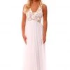 Ema Savahl Wedding Criss-Cross Low Back Bridal Dress