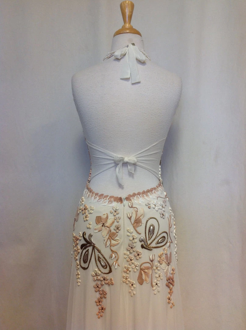 Ema Savahl Halter, Low Back Wedding Dress 9 Ema Savahl Halter, Low Back Wedding Dress