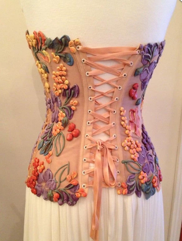 Ema Savahl Wedding Painted Strapless Corset 11 Ema Savahl Wedding Painted Strapless Corset