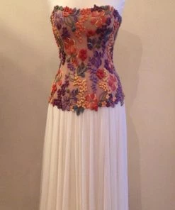 Ema Savahl Wedding Painted Strapless Corset 31 Ema Savahl Wedding Painted Strapless Corset