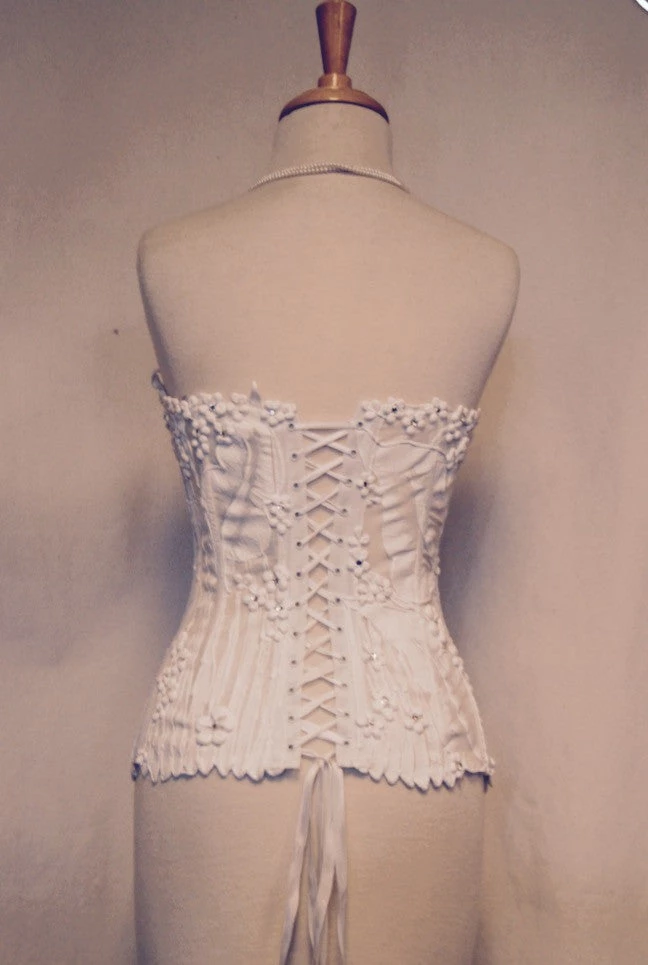 Ema Savahl Wedding Painted Strapless Corset 14 Ema Savahl Wedding Painted Strapless Corset