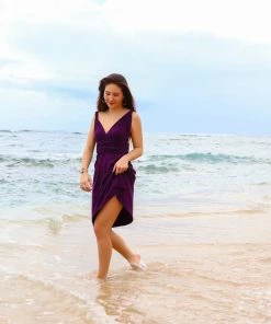 A.ell Design Bamboo Twist And Wrap Dress