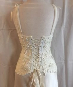 Ema Savahl V-Front Cinched Waist Corset Wedding