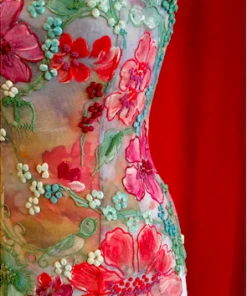 Ema Savahl Wedding Painted Strapless Corset 41 Ema Savahl Wedding Painted Strapless Corset