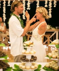 Ema Savahl Wedding Criss-Cross Low Back Bridal Dress