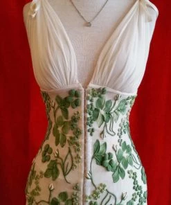 Ema Savahl V-Front Cinched Waist Corset Wedding