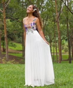 Ema Savahl Low Scoop Bridal Gown Wedding