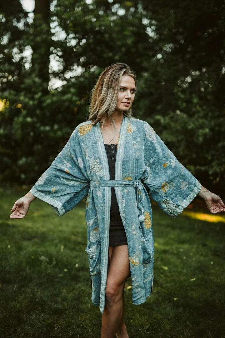 Indie Ella Tops Silk Flannery Kimono 7 Indie Ella Tops Silk Flannery Kimono