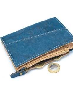 Meninas Bonitas Cork Hats, Bags & Accessories Cork Billfold Wallet With Zipper