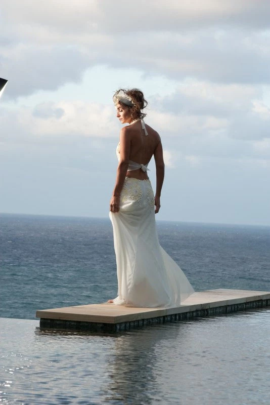 Ema Savahl Halter, Low Back Wedding Dress 7 Ema Savahl Halter, Low Back Wedding Dress