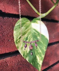 Grasshopper & Cricket Sapphire Tourmaline Necklace