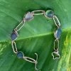 Caitlin Ross-Odom Sea Glass Link Bracelet - 14kGF Jewelry