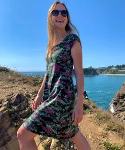 A.ell Design Cap Sleeve Tee Shirt Dress