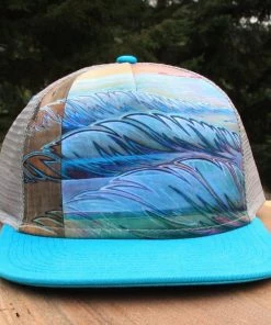 Art And Surf Art On Trucker Hat Mens Clothing 35 Art And Surf Art On Trucker Hat Mens Clothing