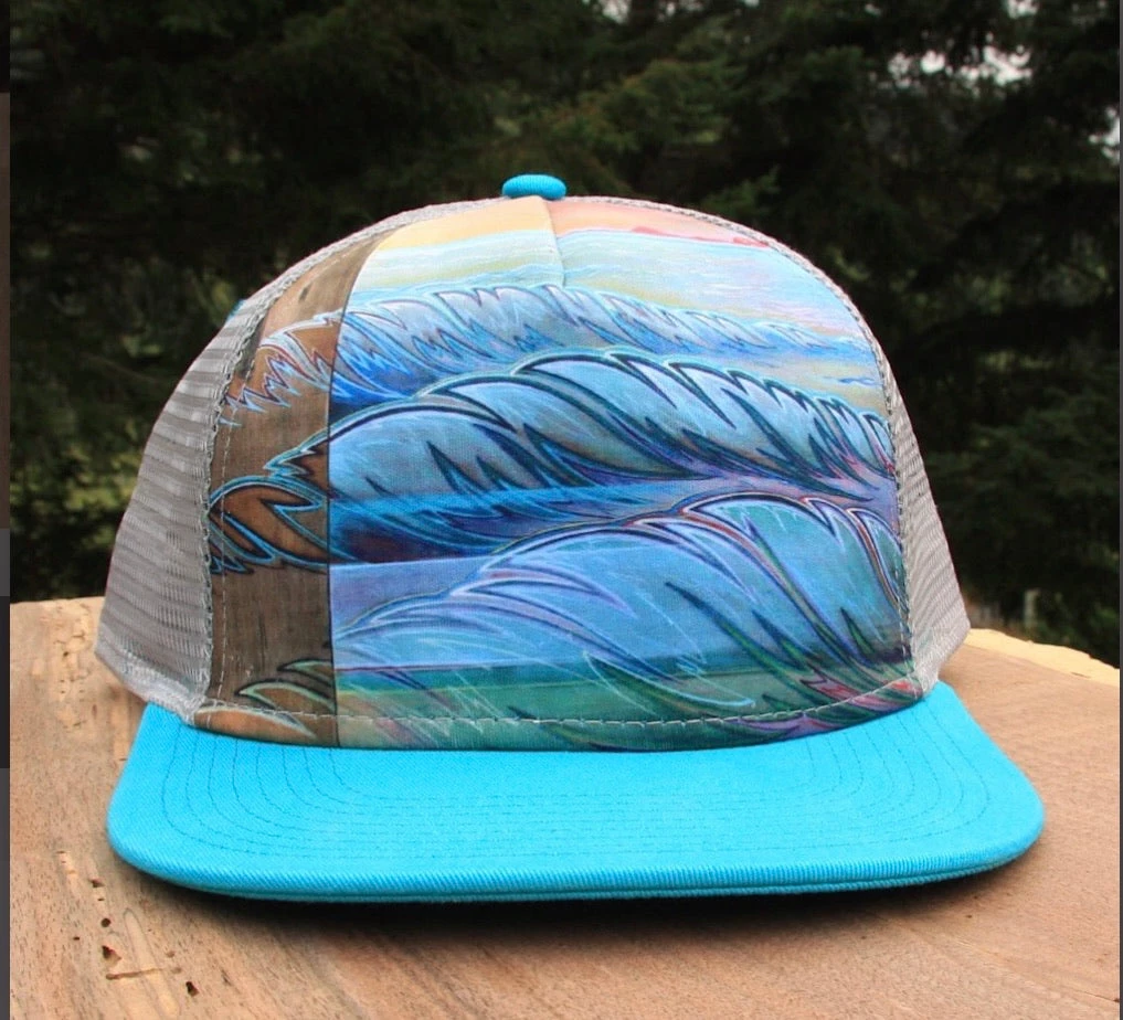 Art And Surf Art On Trucker Hat Mens Clothing 19 Art And Surf Art On Trucker Hat Mens Clothing