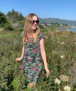 A.ell Design Cap Sleeve Tee Shirt Dress