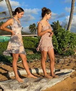 A.ell Design Bamboo One Shoulder Flowy Dress