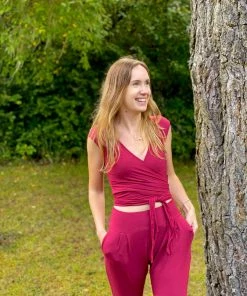 A.ell Design Bamboo Wrap Tee