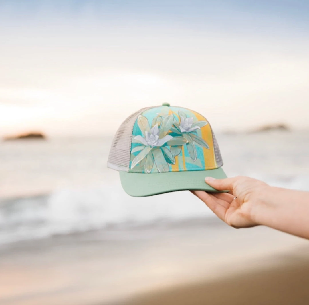 Art And Surf Art On Trucker Hat Mens Clothing 7 Art And Surf Art On Trucker Hat Mens Clothing