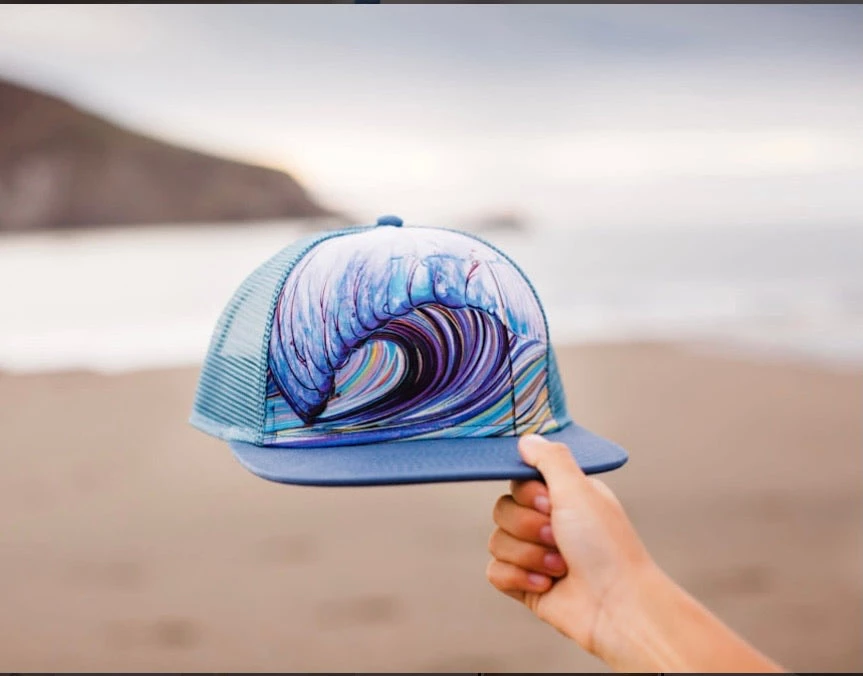 Art And Surf Art On Trucker Hat Mens Clothing 11 Art And Surf Art On Trucker Hat Mens Clothing