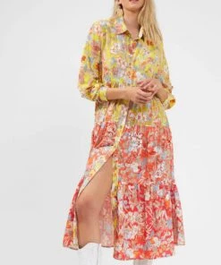 French Connection Button Front Blossom Dress Dresses