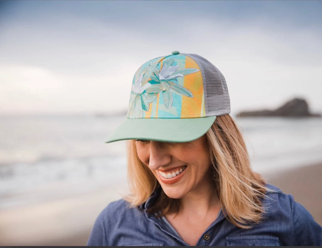 Art And Surf Art On Trucker Hat Mens Clothing 6 Art And Surf Art On Trucker Hat Mens Clothing