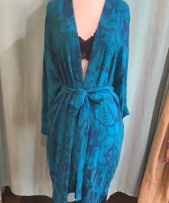 Indie Ella Silk Sari Kimono