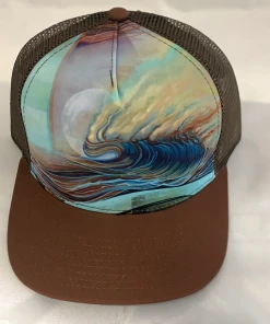 Art And Surf Art On Trucker Hat Mens Clothing 30 Art And Surf Art On Trucker Hat Mens Clothing