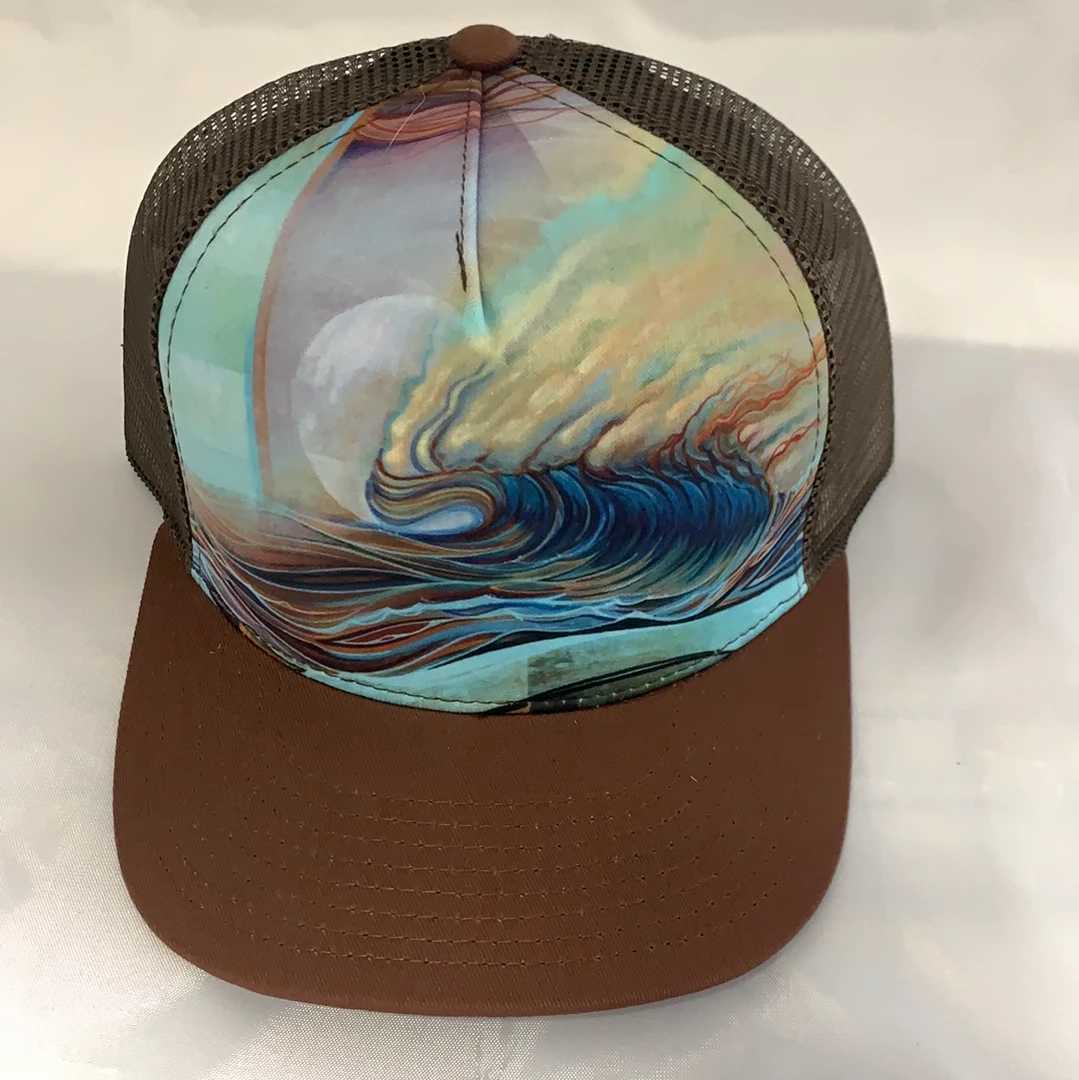 Art And Surf Art On Trucker Hat Mens Clothing 14 Art And Surf Art On Trucker Hat Mens Clothing