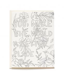 Pen & Pillar Coloring Card