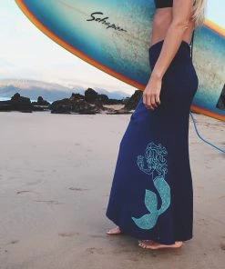 Octopus Ink Mermaid Long Skirt