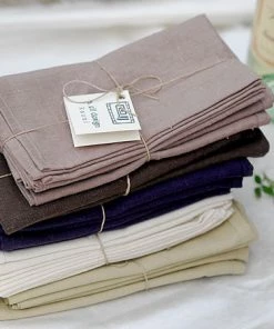 A.ell Design Set Of 4 Hemp Napkins