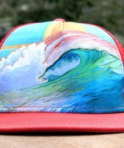 Art And Surf Art On Trucker Hat Mens Clothing 34 Art And Surf Art On Trucker Hat Mens Clothing