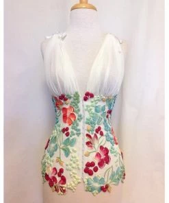 Ema Savahl V-Front Cinched Waist Corset Wedding